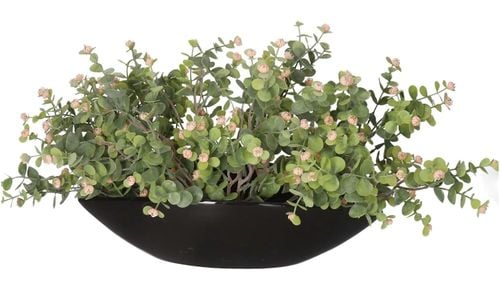 DONICZKA OSŁONKA CERAMICZNA CZARNA ŁÓDKA DUŻA OZDOBA na Arena.pl