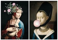 Zestaw dwóch plakatów portrety 70x100 cm