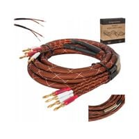 Kabel głośnikowy Kruger&Matz 3m 2 szt. z pozłacanymi wtykami bananowymi