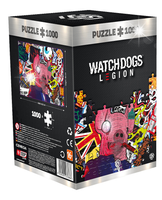 WATCH DOGS LEGION: Pig Mask puzzle 1000części 48cmx68.3cm +Plakat