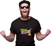 Koszulka z nadrukiem PREZENT ŚWIĘTA ŚWIĘTA