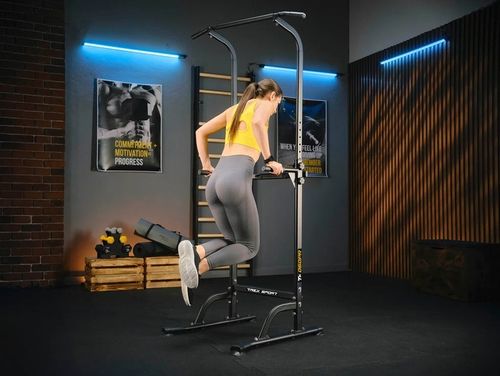 Poręcze do ćwiczeń dipów drążek do podciągania regulowany Trex Sport na Arena.pl