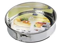 Tortownica blacha forma okrągła fakturowana ocynkowana Platino 28 cm