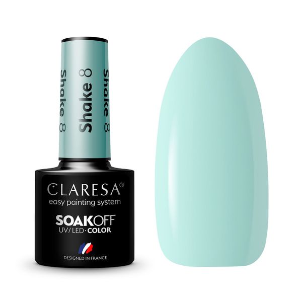 CLARESA - LAKIER HYBRYDOWY SHAKE 8 zdjęcie 1