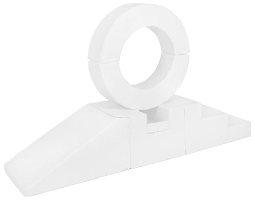 Zestaw 7 klocków piankowych Hoop (biały) na Arena.pl