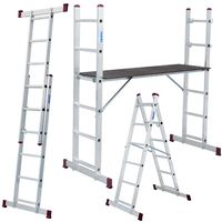 Podest roboczy aluminiowy 2x6 KRAUSE CORDA 5w1