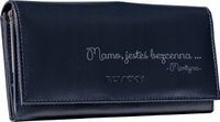 Portfel damski skórzany z GRAWEREM personalizowany prezent DLA MAMY