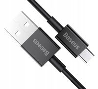 2 x Kabel USB Baseus Superior 2A 1m DO micro USB Szybkie Ładowanie Czarny