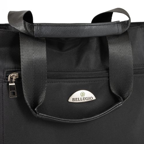 duża torba damska bellugio - czarna na Arena.pl