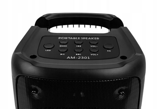 Głośnik Bluetooth Boombox Mobilny USB RADIO LED Bezprzewodowy Przenośny MP3 na Arena.pl