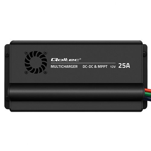 Ładowarka DC-DC 25A MPPT Qoltec do akumulatorów 12V LiFePO4 AGM GEL STD na Arena.pl
