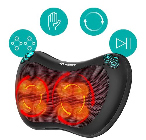 Masażer Poduszka Masująca Shiatsu Do Pleców Karku Nóg Ciała Grzejący na Arena.pl