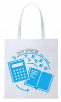 Dla Księgowej Księgowego Torba Eco Biała Shopper Z Nadrukiem Ze Zdjęciem