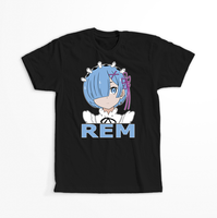 Koszulka Czarna Re:Zero - WYBIERZ KOLOR KOSZULKI I FASON Męska L