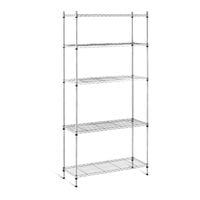 Regał magazynowy druciany ażurowy kolor szary 180x90x35cm do 150kg