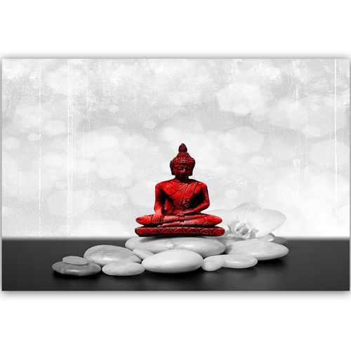 Deco Panel, Budda na kamieniach zen 2 90x60 na Arena.pl