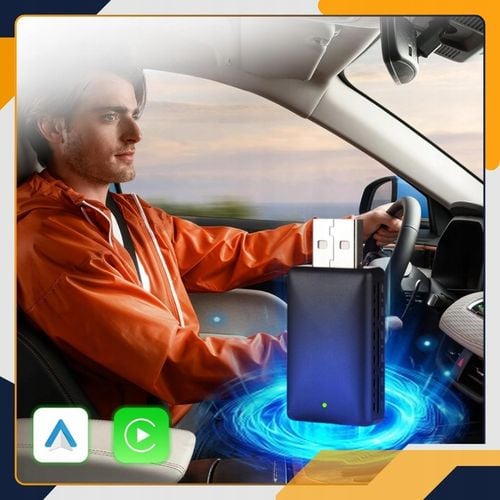 MINI ADAPTER ANDROID AUTO BEZPRZEWODOWY CARPLAY WIFI BLUETOOTH + USB C na Arena.pl
