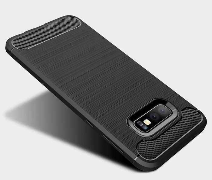 Spacecase Carbon Galaxy S10E Czarny zdjęcie 4