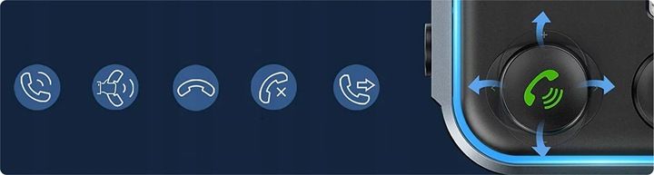 TRANSMITER FM BLUETOOTH SZYBKA ŁADOWARKA QC USB PD zdjęcie 8