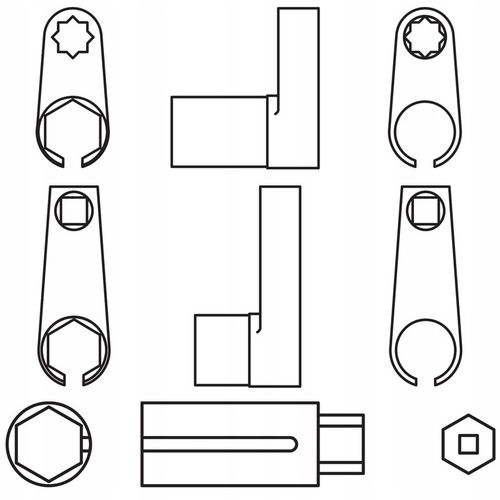 YATO ZESTAW KLUCZE NASADOWE NASADKI DO SONDY LAMBDA 22MM 3 SZT na Arena.pl