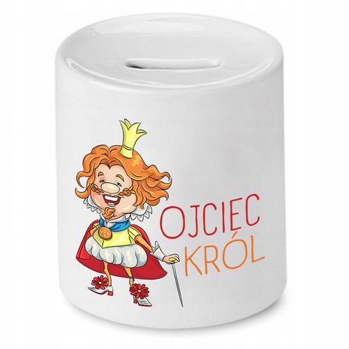 Skarbonka Dla Taty Król Ojciec Król Tata Prezent Z Nadrukiem Ze Zdjęciem na Arena.pl