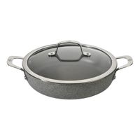 Patelnia indukcyjna głęboka z 2 uchwytami i pokrywką 28 cm Ballarini