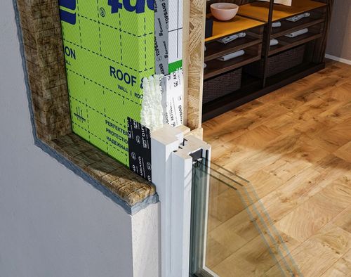 TAŚMA ZEWNĘTRZNA CIEPŁY MONTAŻ OKIEN NA PEŁNYM KLEJU DIFFUBAND 100mm na Arena.pl