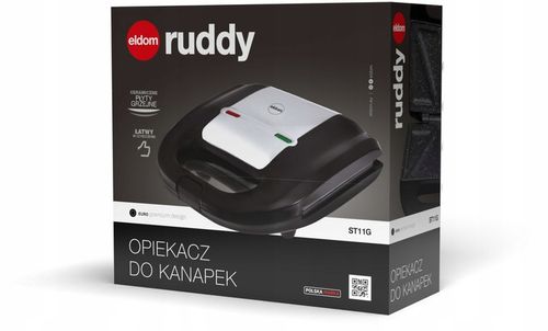 OPIEKACZ KANAPEK TOSTÓW SANDWICH ELDOM CERAMICZNY Z POWŁOKĄ GRANITOWĄ na Arena.pl