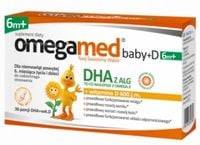 OMEGAMED Baby DHA +Witamina D 6+ 30 kapsułek