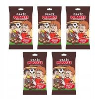 Wadowice Skawa Piłkarze Draże o smaku czekoladowym 70 g x 5 sztuk