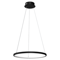 Lampa wisząca Hoop Czarny 27W LED