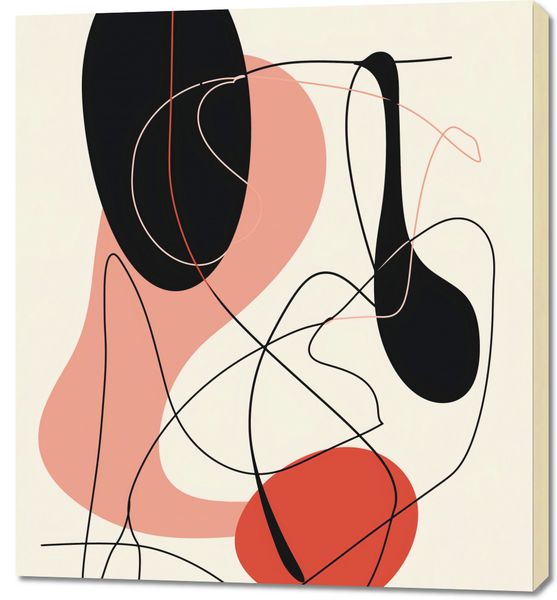 Obraz 90x100cm Wibracje Abstrakcji zdjęcie 1