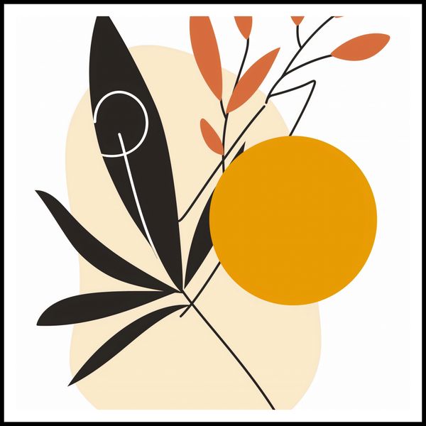Plakat 100x100cm Jesienne Gracje zdjęcie 3