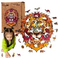 puzzle drewniane eco lew afrykański a3 puza3-00720