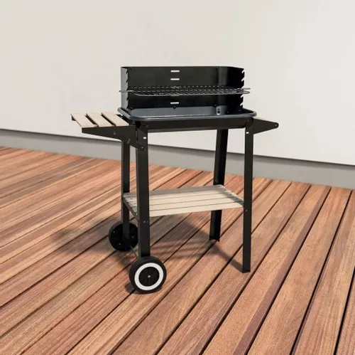 GRILL OGRODOWY, WĘGLOWY, DUŻY, NA KÓŁKACH na Arena.pl