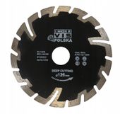 Tarcza diamentowa do betonu 125 mm segment 10 mm cięcie na sucho