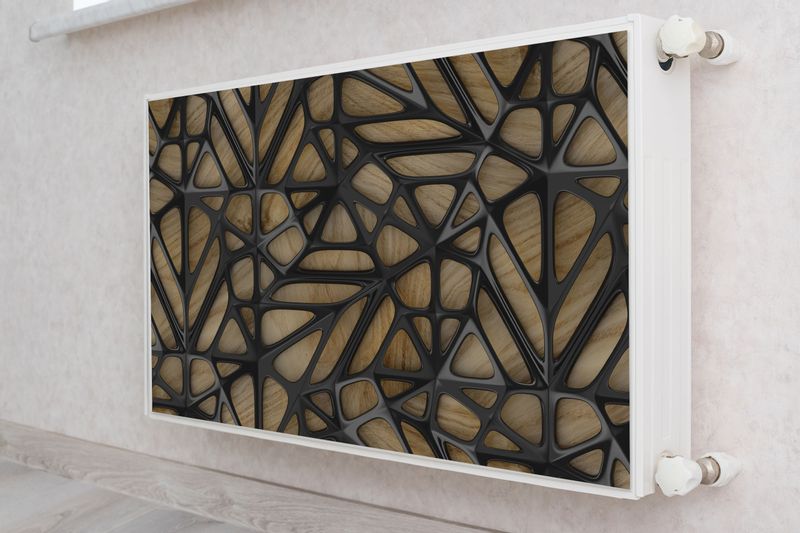 Osłona MAGNETYCZNA Grzejnika Abstrakcja Efekt 3D 100cm x 60cm zdjęcie 4