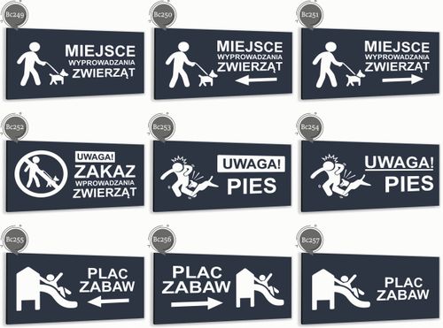 Tabliczka informacyjna ATRACYTOWA z dibondu POMIESZCZENIE GOSPODARCZE na Arena.pl