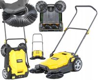 ZAMIATARKA LIDER PZR650 RĘCZNA DO LIŚCI KOSTKI TARASU GARAŻU CHODNIKA BRUKU