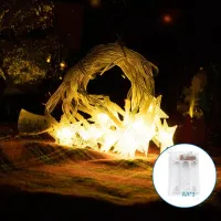 Lampki choinkowe wisząca gwiazda 10 LED ciepła biel na 3 baterie AA dla przytulnej atmosfery