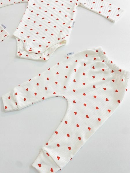 komplet niemowlęcy bawełna dres niemowlęcy zdjęcie 3