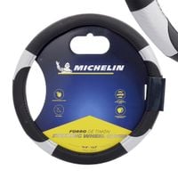 MICHELIN Pokrowiec na kierownicę "M" 36,8-39,4 cm, czarno-szary