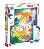 CLE puzzle 2X20 Funny dinos 24755