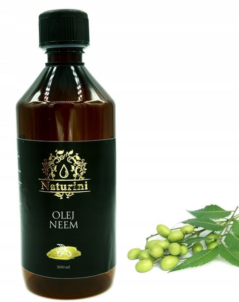 OLEJEK NEEM DO ROŚLIN NIERAFINOWANY NATURAL 500ml zdjęcie 1