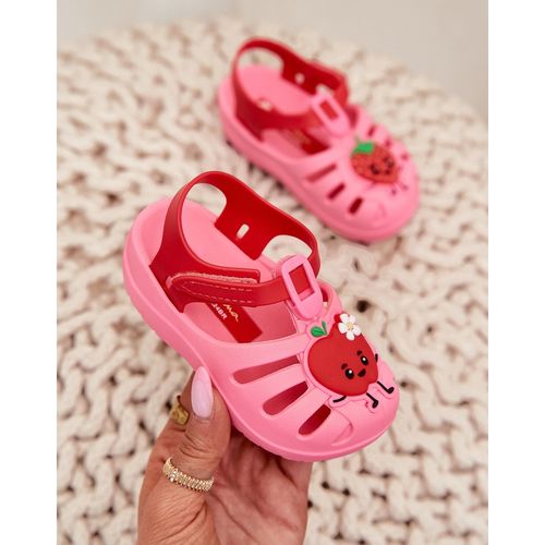 Sandałki Dziecięce Na Rzep Owoce 83615 Ipanema Summer Xiv Różowo-Czerwone r.21 na Arena.pl