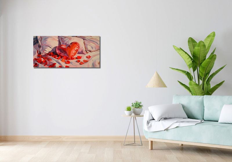 Obraz 90x40cm I Ja Ciebie Też zdjęcie 2