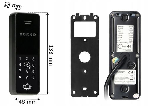 Domofon do Furtki Bezsłuchawkowy z Szyfratorem RFID na KOD BRELOK na Arena.pl