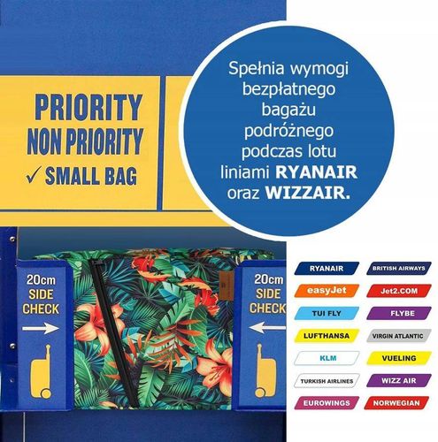 Plecak-torba podróżna z uchwytem na walizkę na Arena.pl