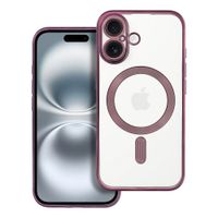 Futerał ELECTRO MAG COVER kompatybilny z MagSafe do IPHONE 16 fioletowy