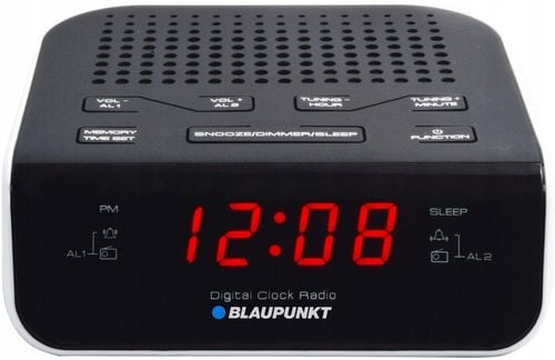 Radio PLL FM budzik alarm zegarek LCD - Blaupunkt CR5WH na Arena.pl